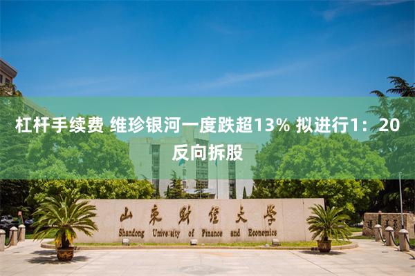 杠杆手续费 维珍银河一度跌超13% 拟进行1：20反向拆股