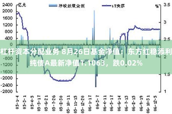 杠杆资本分配业务 8月26日基金净值：东方红稳添利纯债A最新净值1.1063，跌0.02%