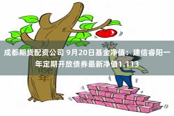 成都期货配资公司 9月20日基金净值：建信睿阳一年定期开放债券最新净值1.113