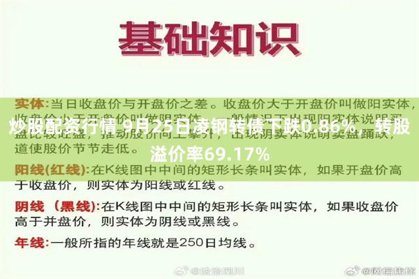 炒股配资行情 9月25日凌钢转债下跌0.86%，转股溢价率69.17%