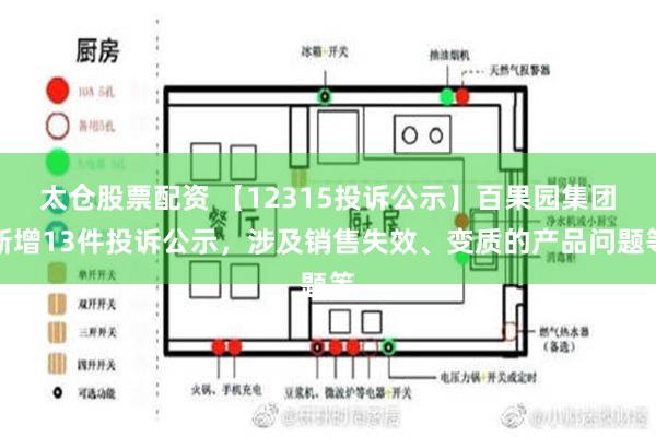 太仓股票配资 【12315投诉公示】百果园集团新增13件投诉公示，涉及销售失效、变质的产品问题等