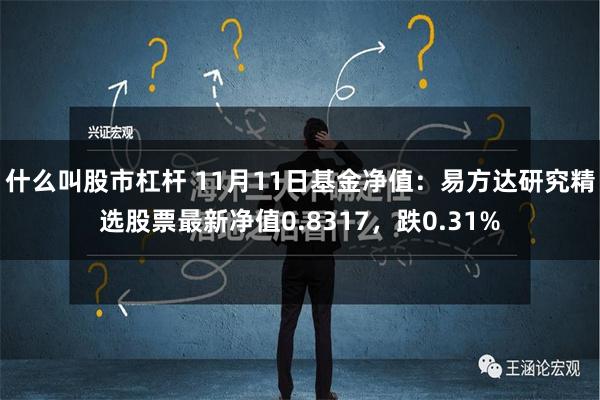 什么叫股市杠杆 11月11日基金净值：易方达研究精选股票最新净值0.8317，跌0.31%